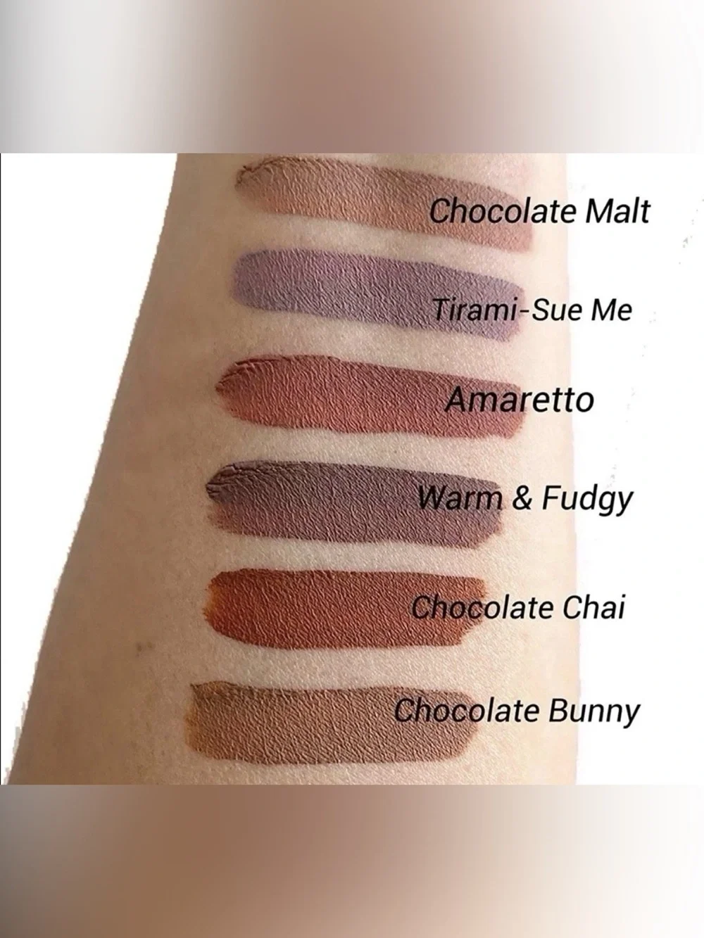 Too Faced Melted Chocolate Waterproof Matte Cream Eye Shadow Chocolate Bunny NEW